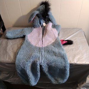 Vintage Plush Disney Eeyore Kids Costume, Halloween Costume 12-24 mos